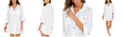 Dotti Travel Muse Cotton Shirtdress Cover-Up